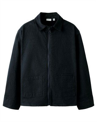 NKMRuding Zip Overshirt - Navy Blazer